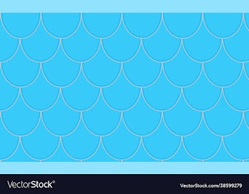 seamless pattern with blue fish scales