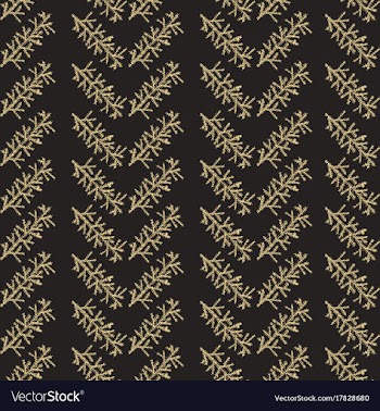 Seamless pattern with christmas tree vector image