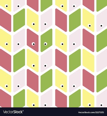 Seamless pattern with eye perfect for wallpapers vector image
