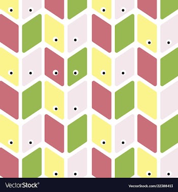 Seamless pattern with eye perfect for wallpapers vector image