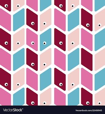 Seamless pattern with eye perfect for wallpapers vector image
