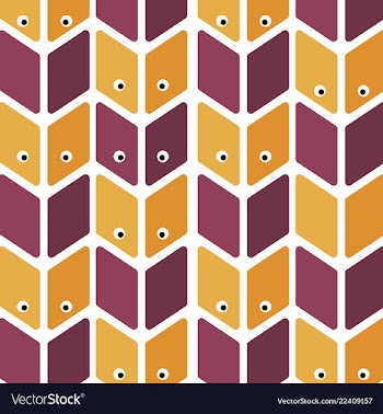 Seamless pattern with eye perfect for wallpapers vector image