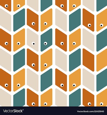 Seamless pattern with eye perfect for wallpapers vector image