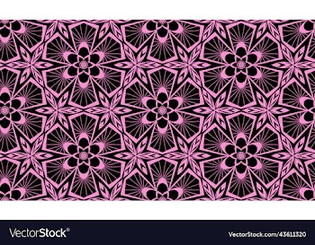 seamless pattern with fantasy flowers