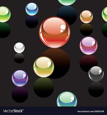 Seamless pattern with glossy buttons vector image