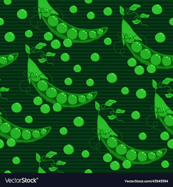 seamless pattern with peas and stripes
