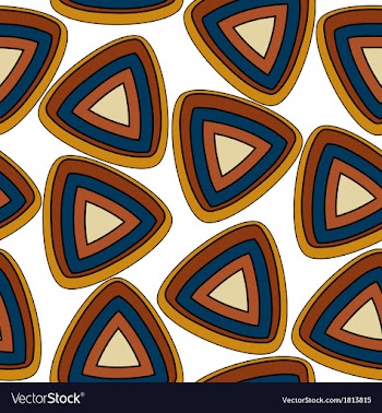 Seamless pattern with triangular elements vector image