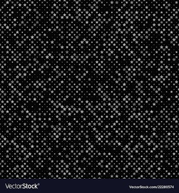 Seamless pentagram star pattern - background vector image