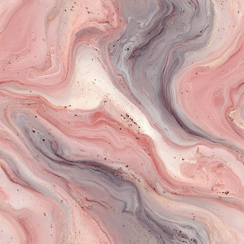 Seamless Pink Marble Texture with Swirling Veins