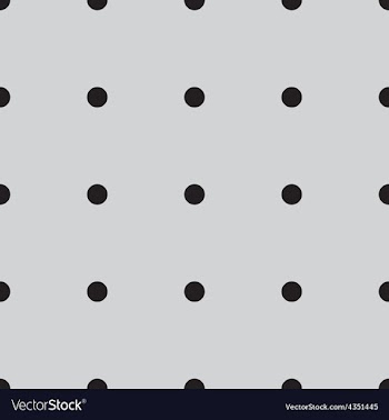 Seamless polka dot and roses vector image