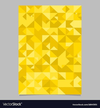 Seamless polygonal mosaic triangle page template vector image