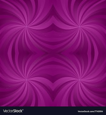 Seamless purple symmetric twirl pattern background vector image