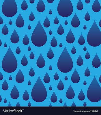  					Seamless Rain Drops vector image														
