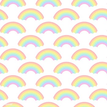Seamless rainbow patterns design vector | Free stock vector - 542989