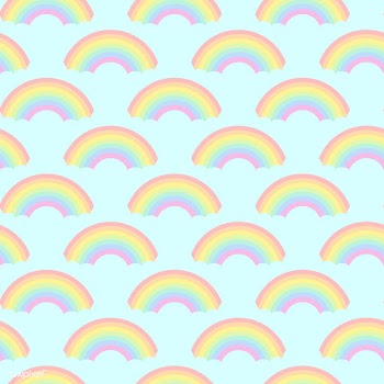 Seamless rainbow patterns design vector | Free stock vector - 543003