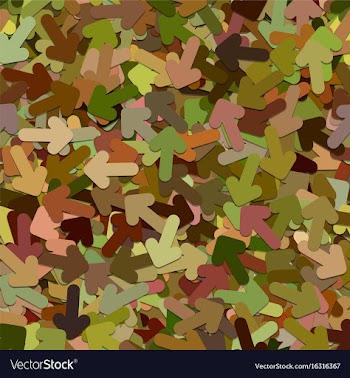 Seamless random arrow background pattern - from vector image