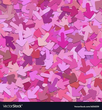 Seamless random arrow pattern background - from vector image