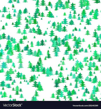 Seamless random christmas background decoration vector image