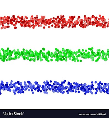 Seamless random dot pattern paragraph divider vector image