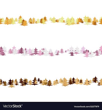 Seamless random pine tree pattern paragraph vector image