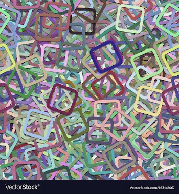 Seamless random square pattern background vector image