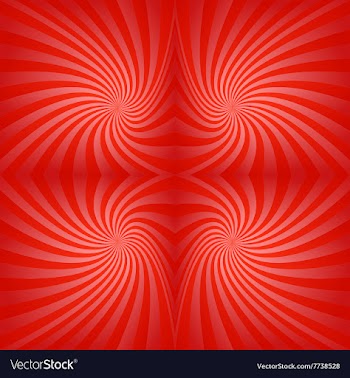 Seamless red swirl background vector image