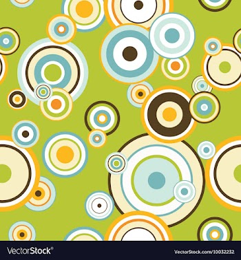 Seamless retro background vector image