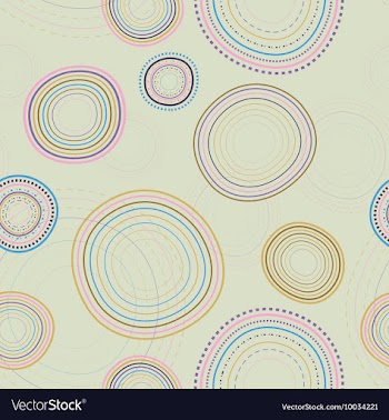 Seamless retro background vector image