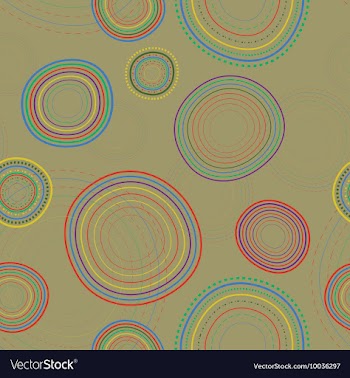 Seamless retro background vector image