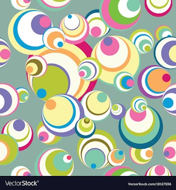 Seamless retro background vector image