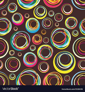 Seamless retro background vector image