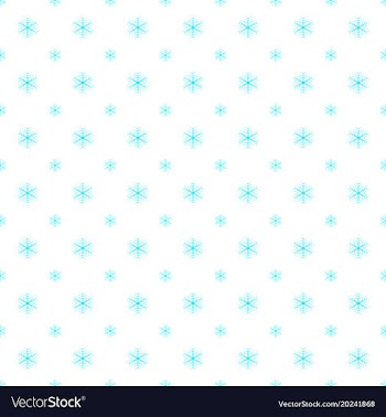 Seamless retro geometric snowfall pattern vector image