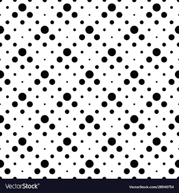 Seamless retro monochrome circle pattern vector image