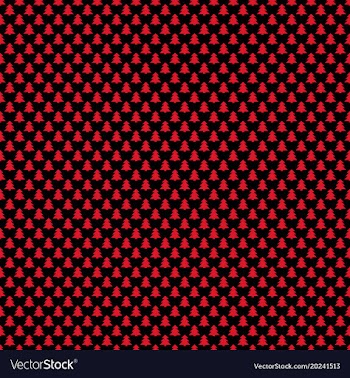 Seamless retro stylized pine tree forest pattern vector image