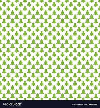 Seamless retro stylized pine tree forest pattern vector image