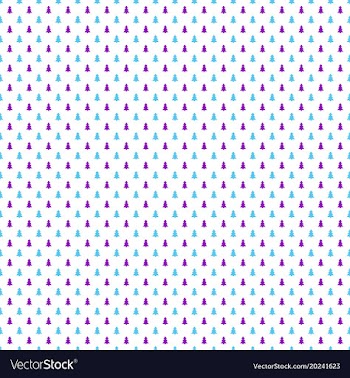 Seamless retro stylized pine tree forest pattern vector image