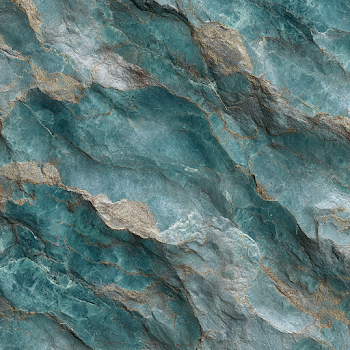 Seamless Rich Teal Marble Texture