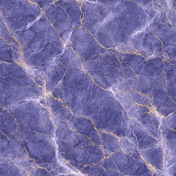 Seamless Rich Violet Marble Texture with Gold Veins