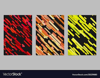 Seamless rounded diagonal stripe pattern brochure vector image