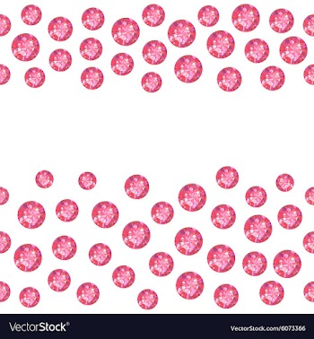 Seamless scattered gems rhinestones vector image