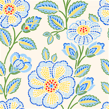 Seamless Shabby Chic Floral Pattern