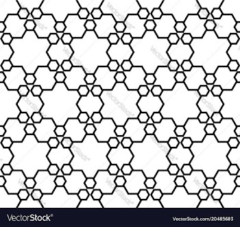 Seamless simple geometric pattern vector image