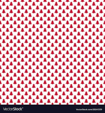 Seamless simple geometrical xmas tree pattern vector image
