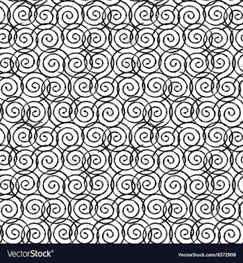  					Seamless spiral design vector image														