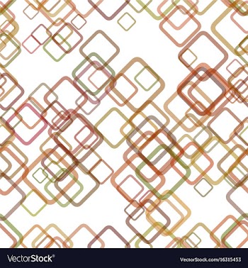Seamless square background pattern vector image
