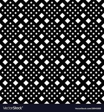 Seamless square pattern background - black and vector image