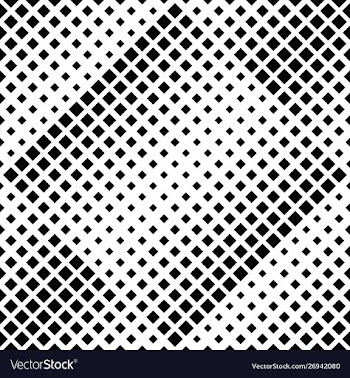 Seamless square pattern background - black and vector image
