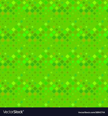 Seamless square pattern background - green vector image