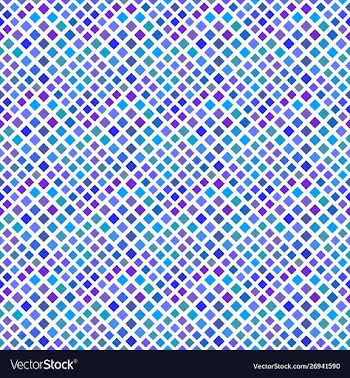 Seamless square pattern background - royal blue vector image
