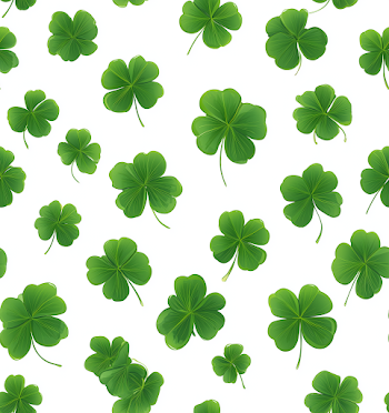 Seamless St. Patrick's Day Shamrock Pattern